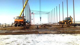 Аренда экскаватора погрузчика с ямобуром в Пыть-Ях цена от 1568 руб
